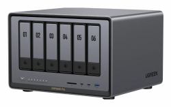 Ugreen NASync DXP6800 Pro NAS Compacto Intel® Core™ i5 i5-1235U 8 GB DDR5 UGOS Pro Negro 