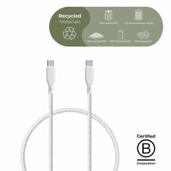 upström ËSSENTIALS by UPSTRÖM CC120-100W-E cable USB USB 2.0 1,2 m USB C Blanco 