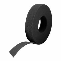 velc 25mx25mm FRT Vel OWCT Bk