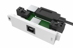 Vision TC3 USBB+ toma de corriente USB Blanco 