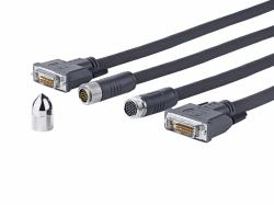 Vivolink PRODVICW15 cable DVI 15 m DVI-D Negro 