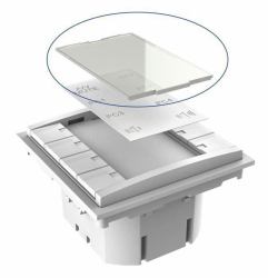 Vivolink VLCP8B-PLEXIGLASS botonera Blanco 