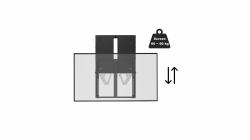 Vivolink VLMW-FLEXI-L soporte para monitor 2,29 m [90"] Pared Negro 