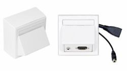Vivolink WI221170 toma de corriente HDMI + 3.5mm Blanco 