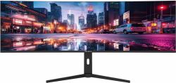 Voxicon VXD-P49SUW pantalla para PC 124,5 cm [49"] 5120 x 1440 Pixeles UltraWide 5K HD LED Negro 